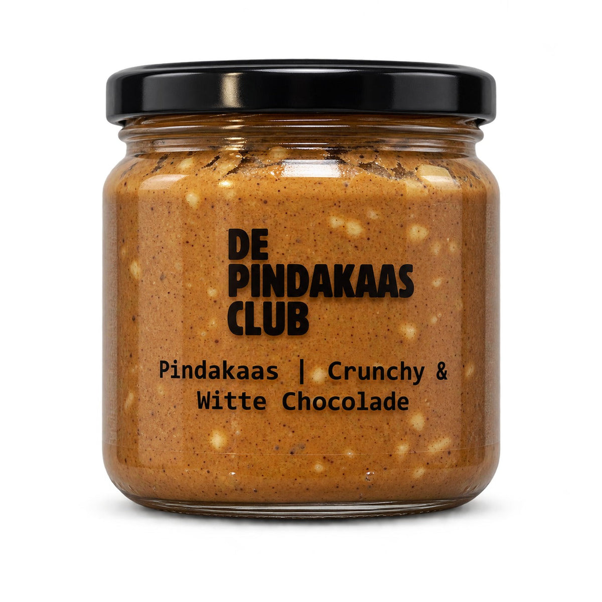 Crunchy Witte Chocolade: de pot van De Pindakaas Club